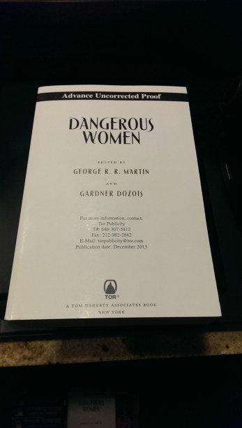 This drool-worthy ARC was given away at the Drinks with Authors party thrown by the /r/Fantasy crew, Justin Landon and Myke Cole. Makes you wish you were there, doesn't it?